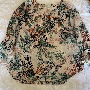 Floral work shirt